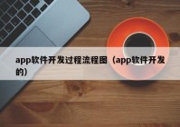 app软件开发过程流程图（app软件开发的）