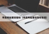 项目网站建设指标（项目网站建设指标包括）