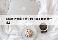 seo优化师是干啥子的（seo 优化是什么）