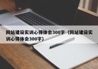 网站建设实训心得体会300字（网站建设实训心得体会300字）